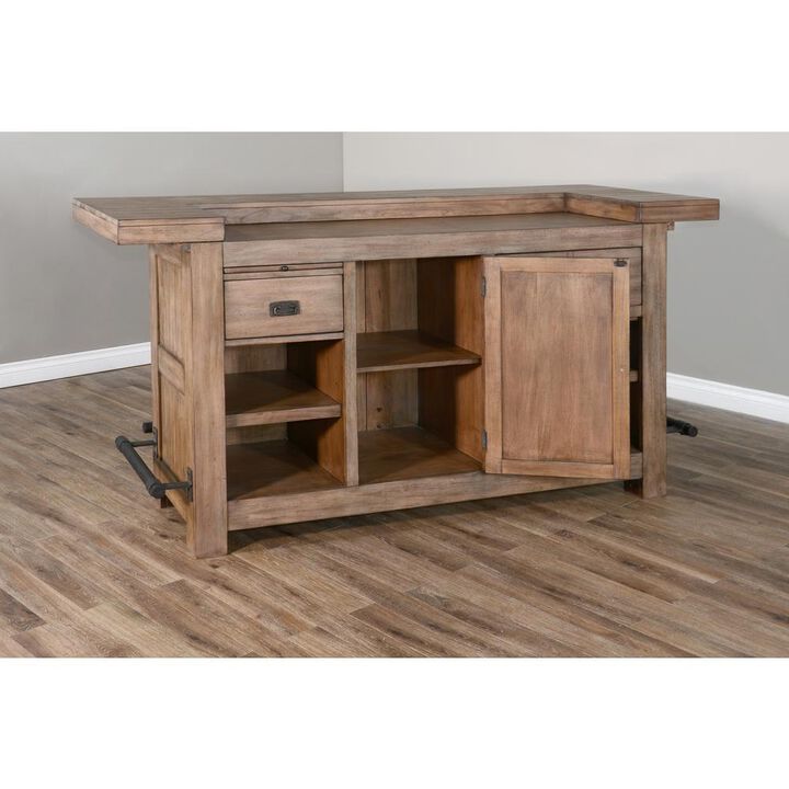 Sunny Designs 80 Traditional Wood Home Bar