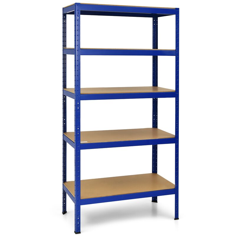 71 inch Heavy Duty Steel Adjustable 5 Level Storage Shelves