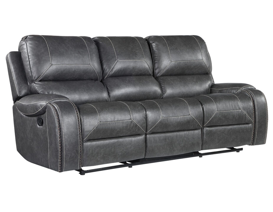 Keily Gray Reclining Sofa