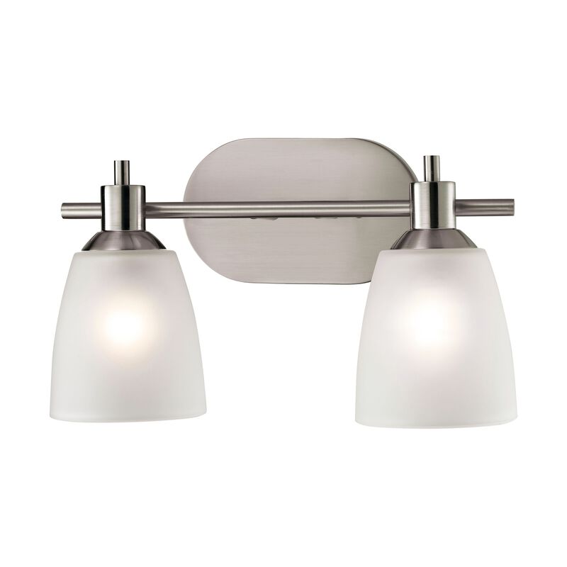 Jackson 14'' Wide 2-Light Silver Vanity Light