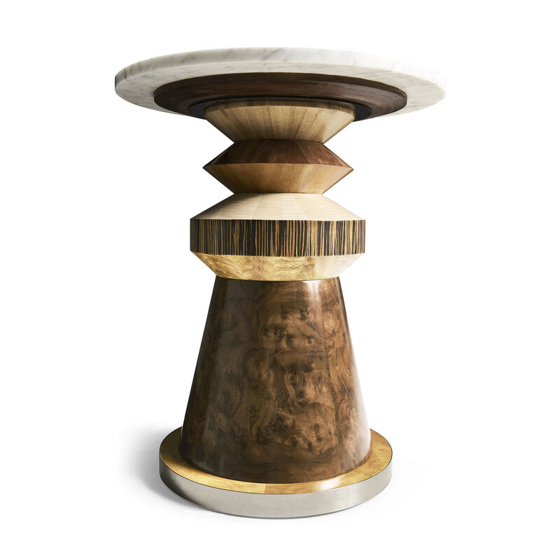 Rook Round Accent Table