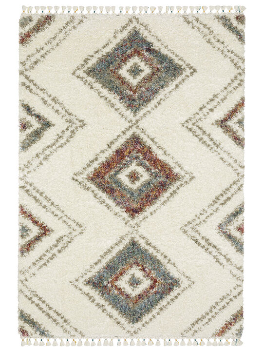 Axis 5'3" x 7'6" Ivory Rug