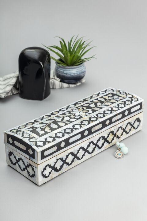 Jodhpur Mother of Pearl Decorative Box - 12"