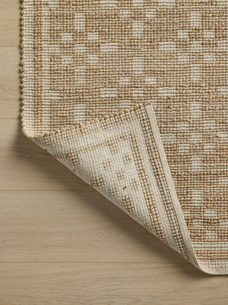 Judy JUD-07 Natural / Ivory 18" x 18" Sample Rug by Chris Loves Julia