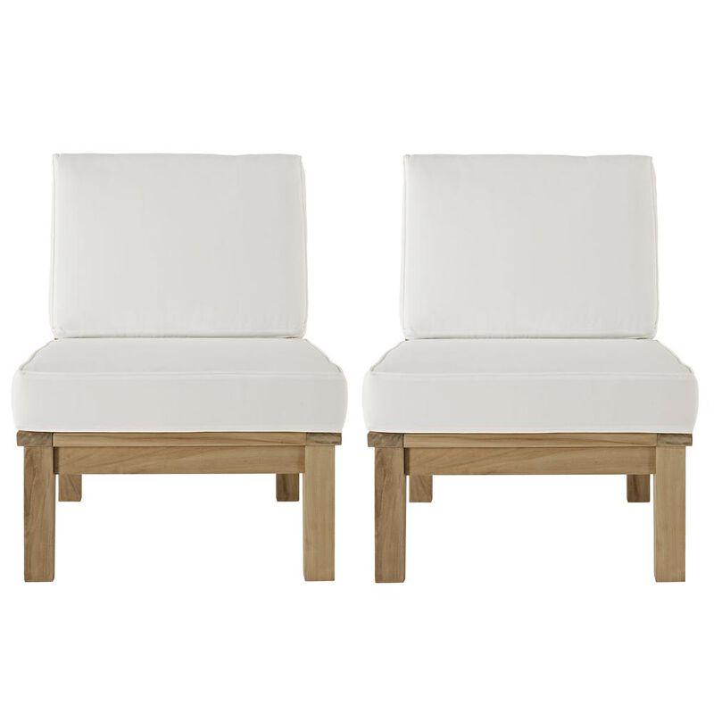 Modway Marina 2 Piece Outdoor Patio Teak Set