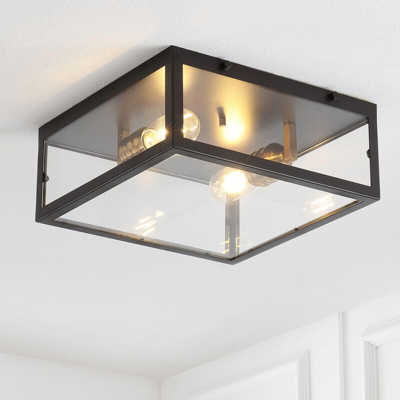 Grayson Metal/Glass LED Flush Mount