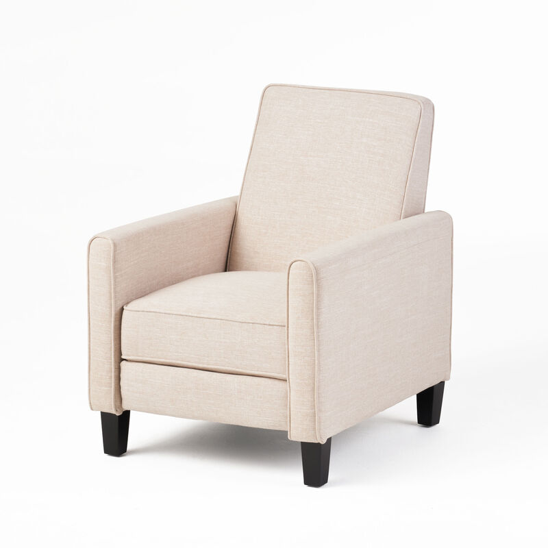 Merax Linen Fabric Manual Recliner Chair