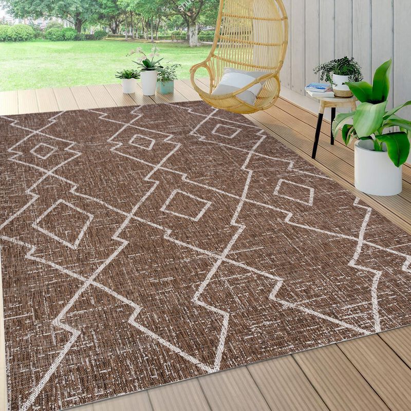 Carwa Tribal Diamond Trellis Indoor/Outdoor Area Rug