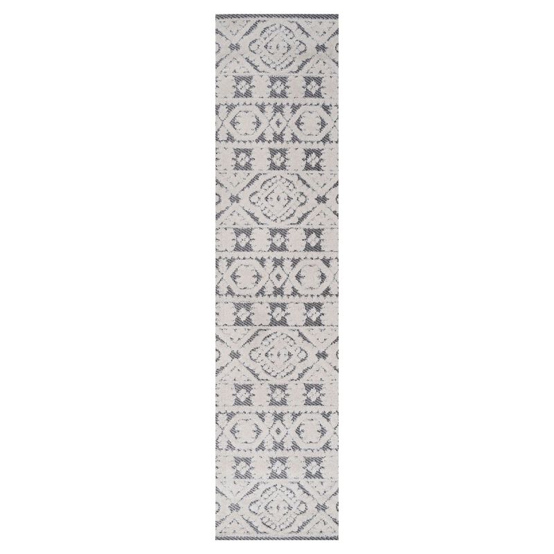 Citta High-Low Pile Mediterranean Tile Area Rug