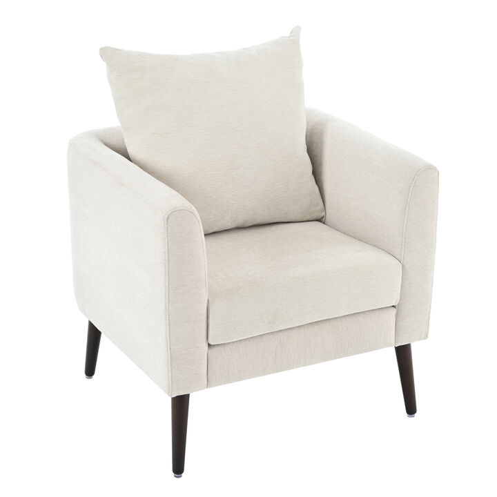 Merax Fabric Armchair Club Accent Chair for Living Room