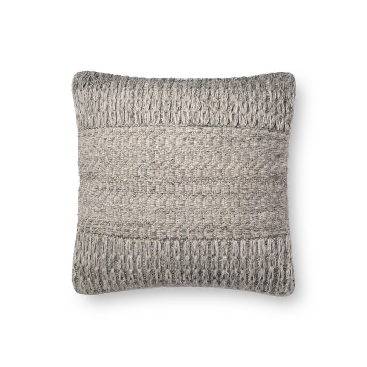 P0697 Grey 18"x18" Down Pillow