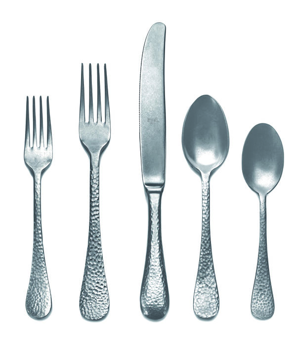 Epoque Pewter 5 Piece Flatware Set