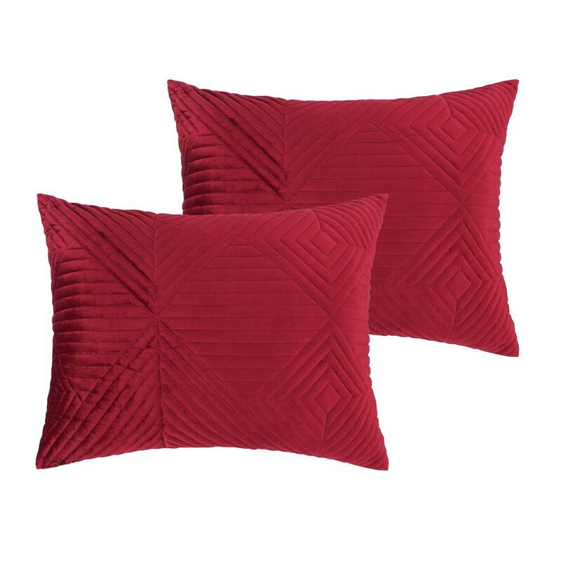 Greenland Home Fashion Riviera Velvet Ultra Comfortable Pillow Sham