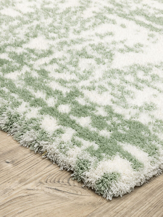 Galileo 2'3" x 7'6" Green Rug