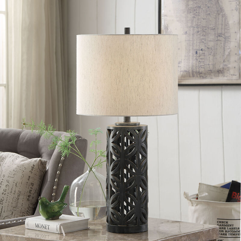 Malta Cylindrical Table Lamp