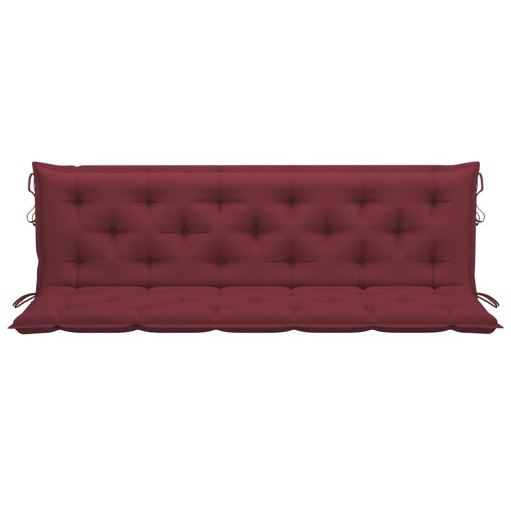 vidaXL Cushion for Swing Chair Wine Red 70.9" Fabric