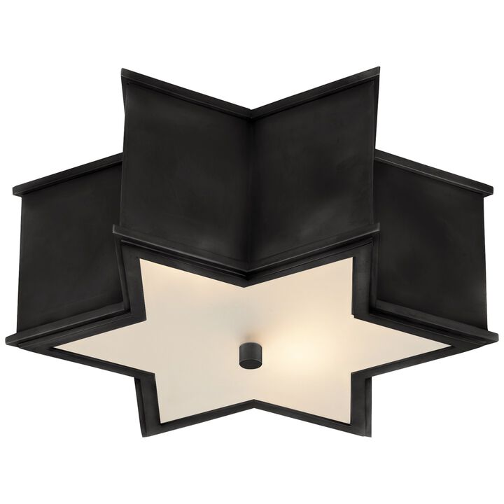 Sophia Small Flush Mount in Gun Metal