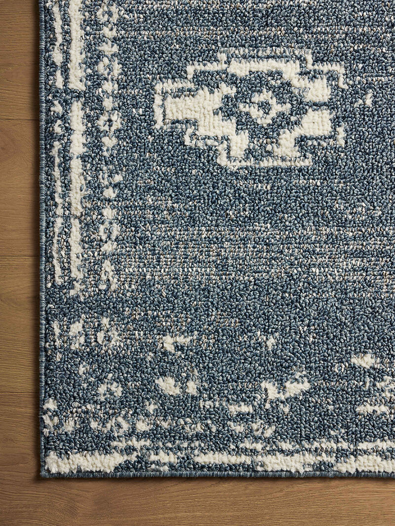 Gigi Denim/Ivory 7'10" x 10' Area Rug by Magnolia Home by Joanna Gaines x Loloi