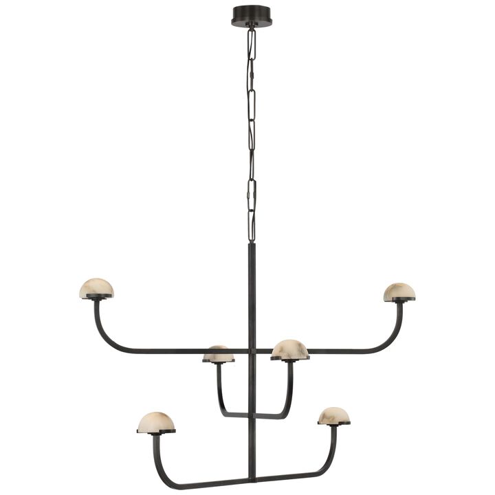 Pedra Three Tier Shallow Chandelier