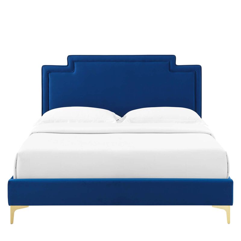 Modway - Liva Performance Velvet Queen Bed