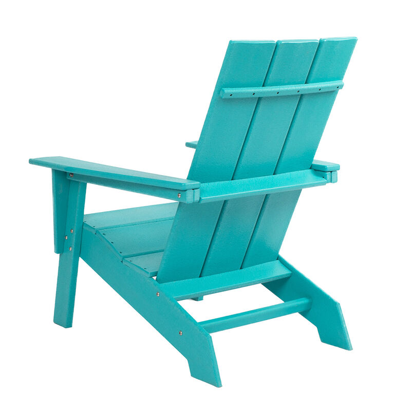 ResinTEAK Adirondack Chair For Fire Pits, Patio, Porch, and Deck, Modern Collection