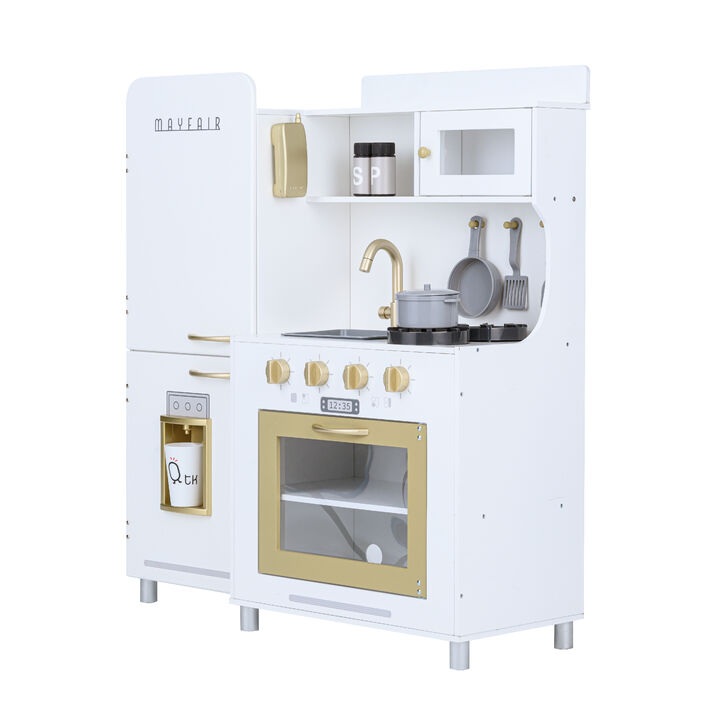 Teamson Kids - Little Chef Mayfair Retro Play Kitchen - White