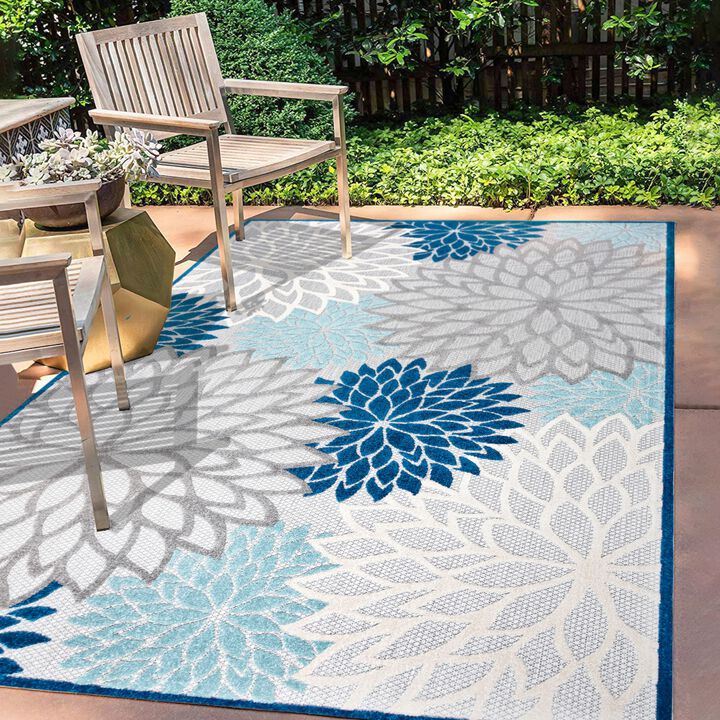 Minori Floral Indoor/Outdoor Area Rug