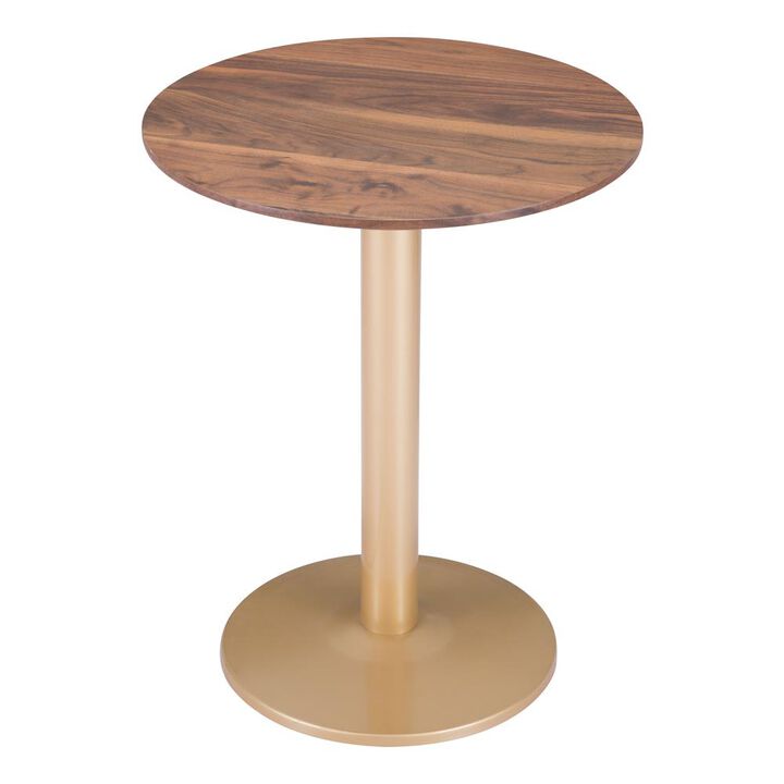 Belen Kox Alto Bistro Table, Brown & Gold, Belen Kox