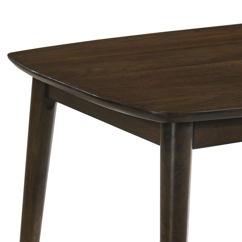 New Classic Furniture Felix 3-Piece Wood Coffee Table Set with 2 End Tables in Dark Walnut