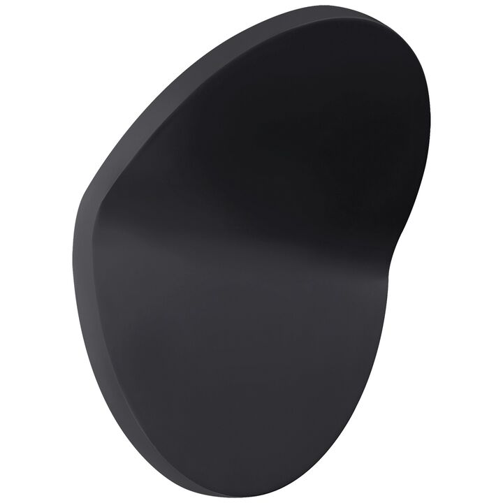 Bend Large Round Light in Matte Black