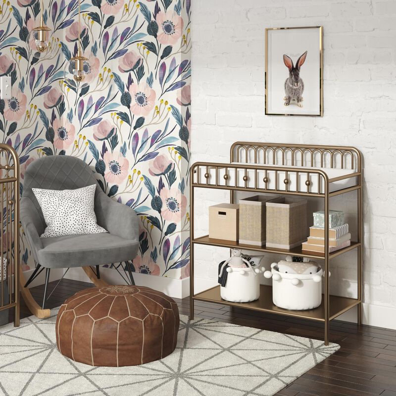 Little Seeds Monarch Hill Ivy Gold Metal Changing Table