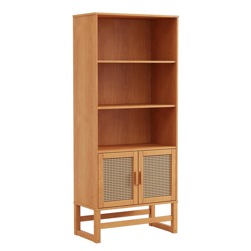 Talo 3 Shelf Bookcase with Closed Storage