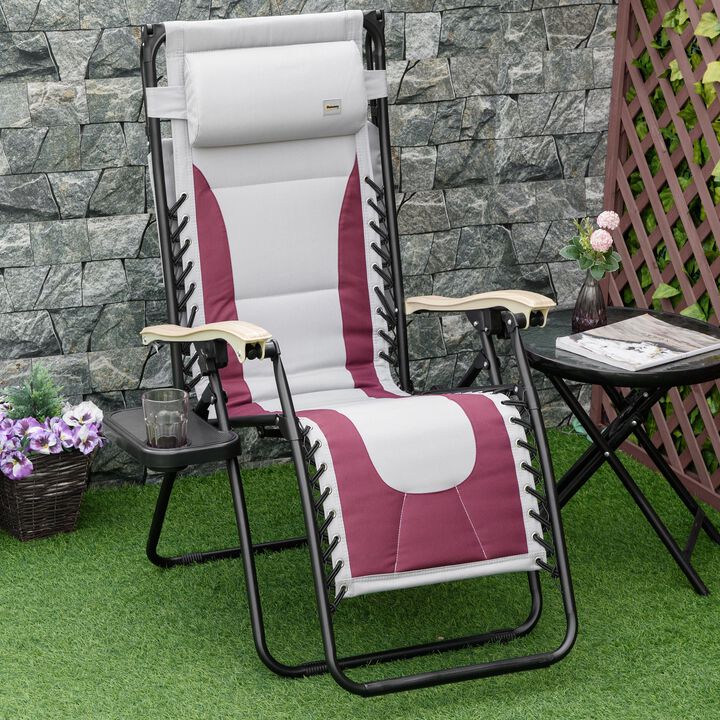 Outdoor Recliner: Zero Gravity Lounger with Canopy for Events