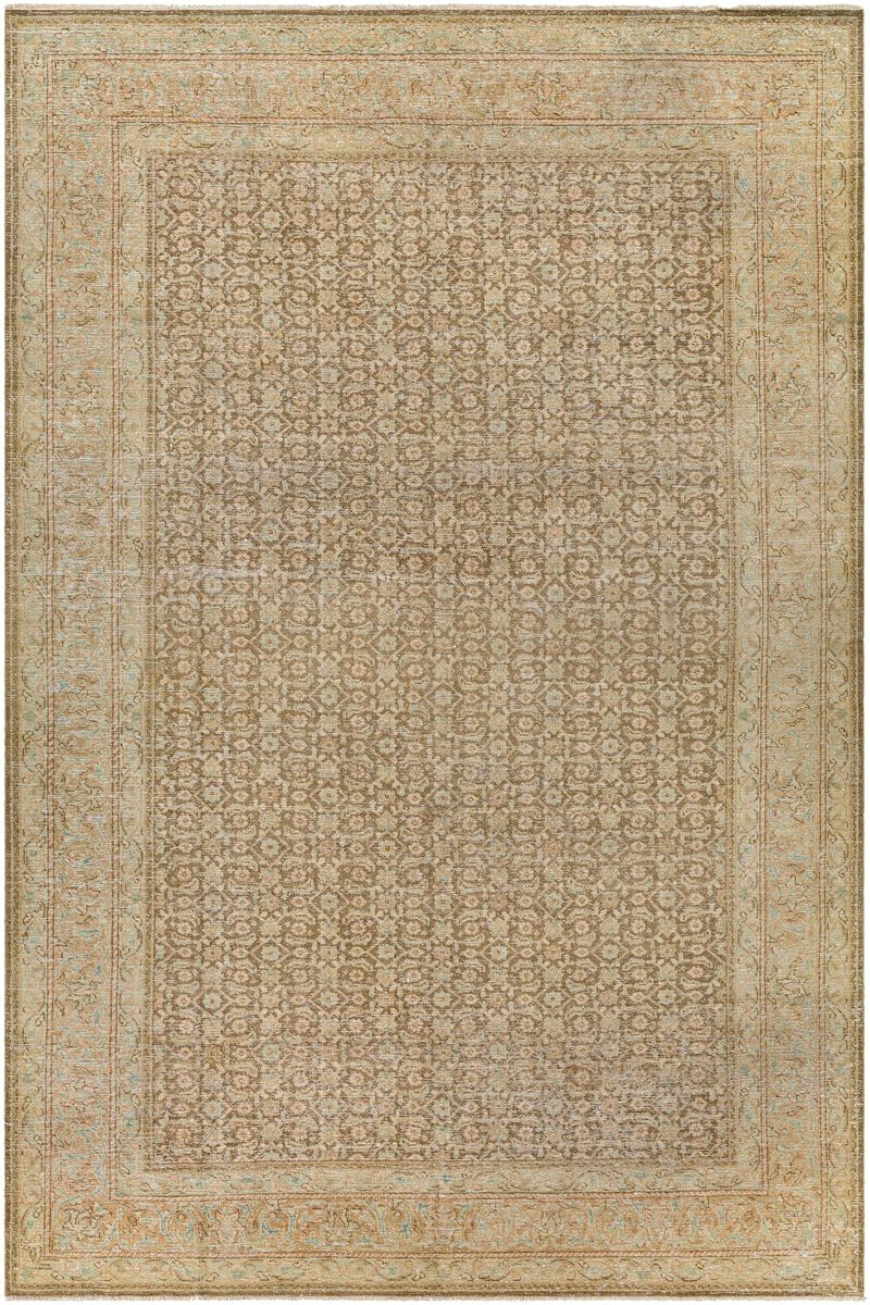 District Loom Vintage Persian Tabriz area rug -Ambrose