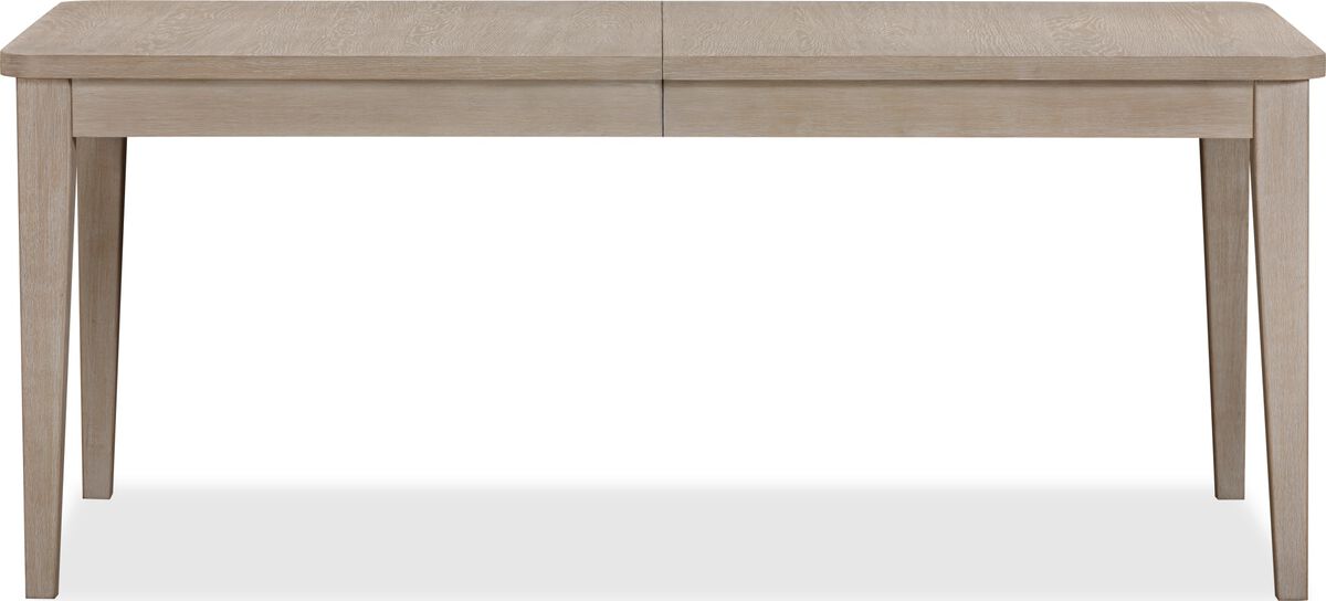 Camden Two Drawer Extendable Dining Table in Chai