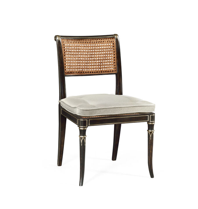 Linden Charcoal Wash Dining Side Chair