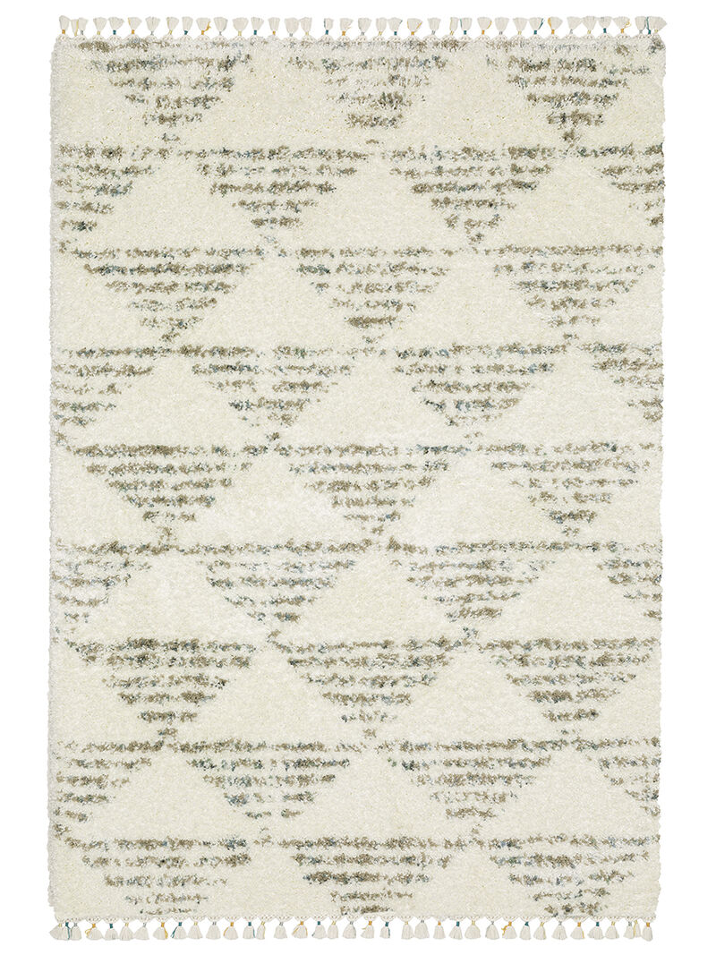 Axis 3'10" x 5'5" Ivory Rug