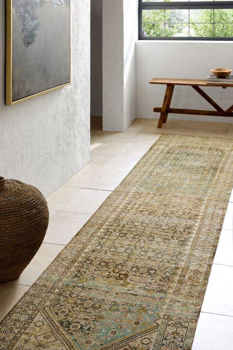 District Loom Vintage Turkish Runner Rug-Hanzi