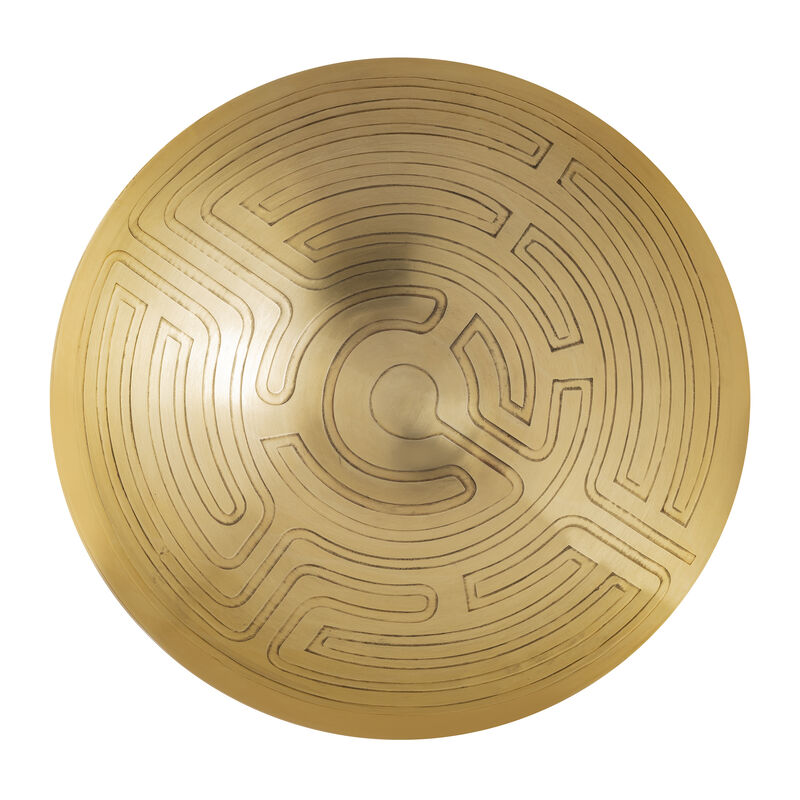 Gold Maze Etched Bowl - Set of 3