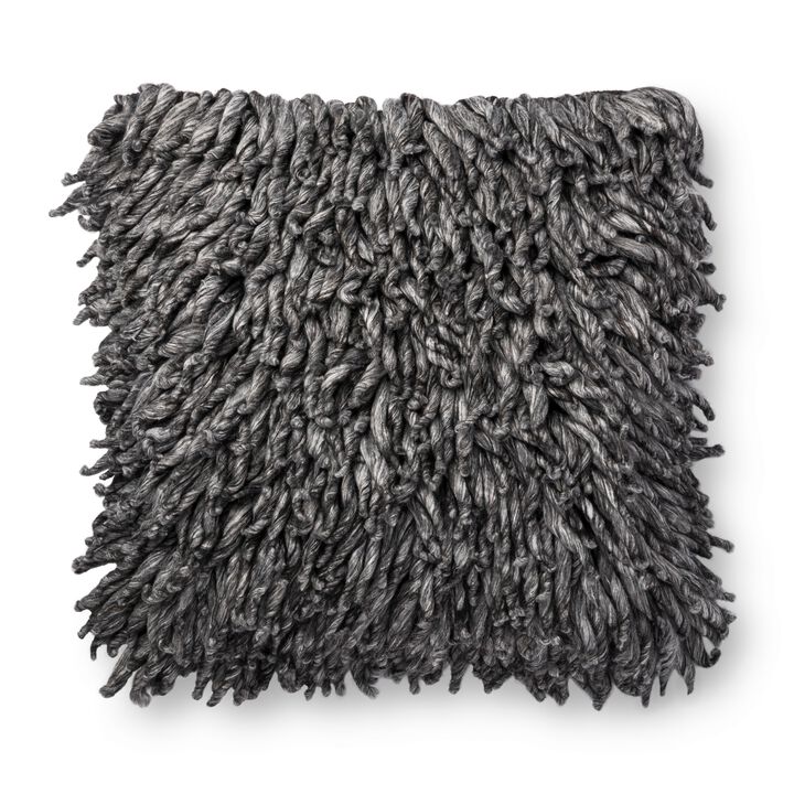 P0802 Charcoal 22"x22" Poly Pillow