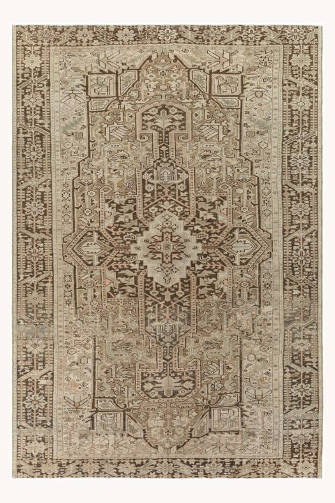 District Loom Vintage Persian Heriz Area Rug- Kaven