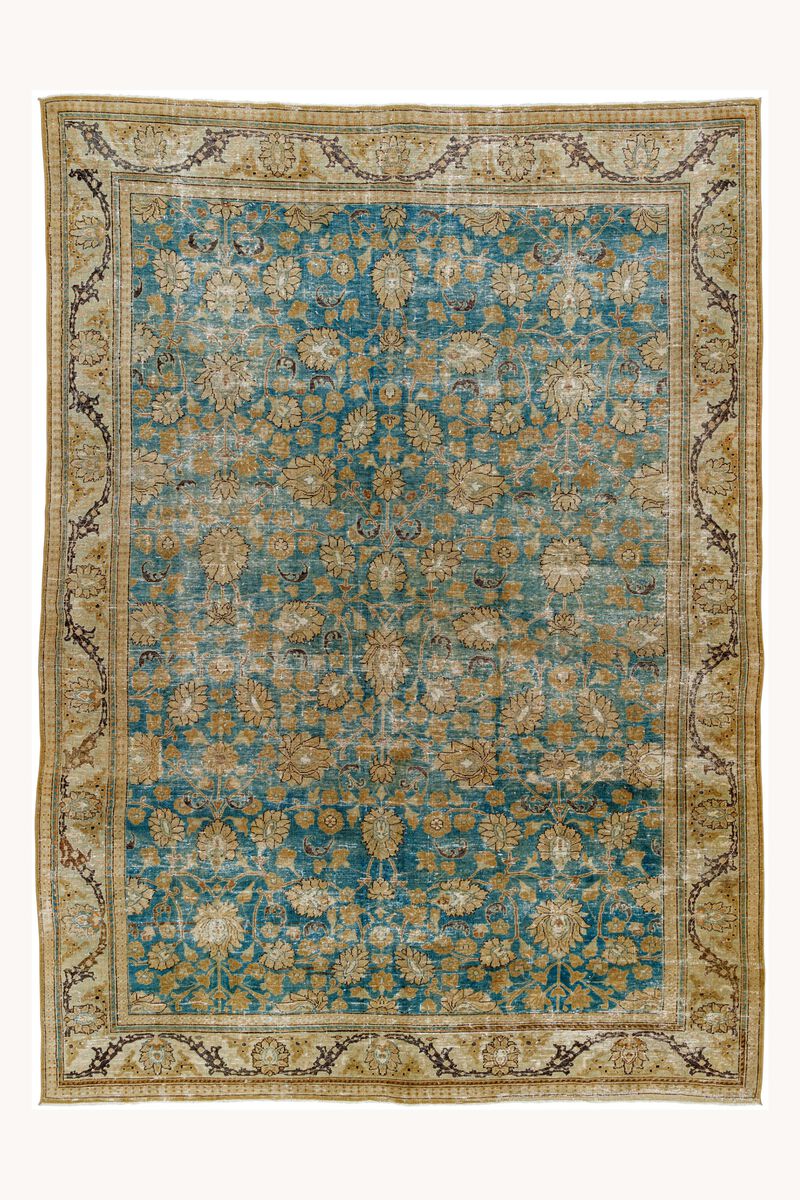 District Loom Antique Persian Tabriz area rug-Shelby