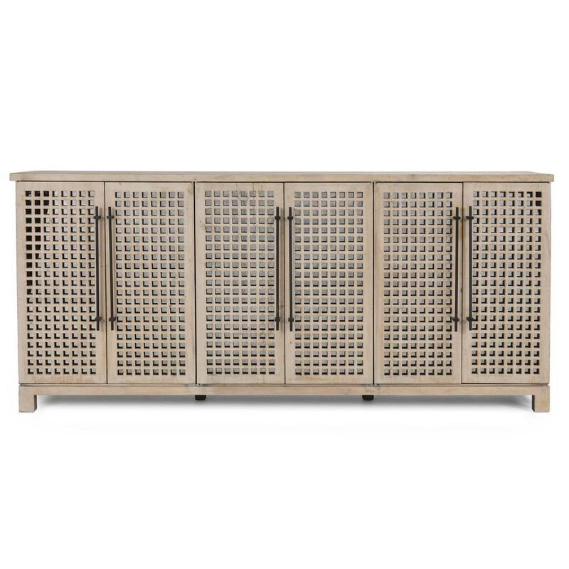 Belen Kox Geometric Reclaimed Wood Sideboard, Belen Kox