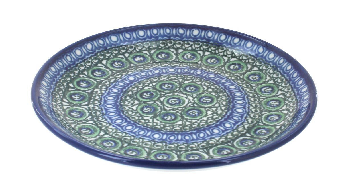 Blue Rose Polish Pottery Eliza Dessert Plate