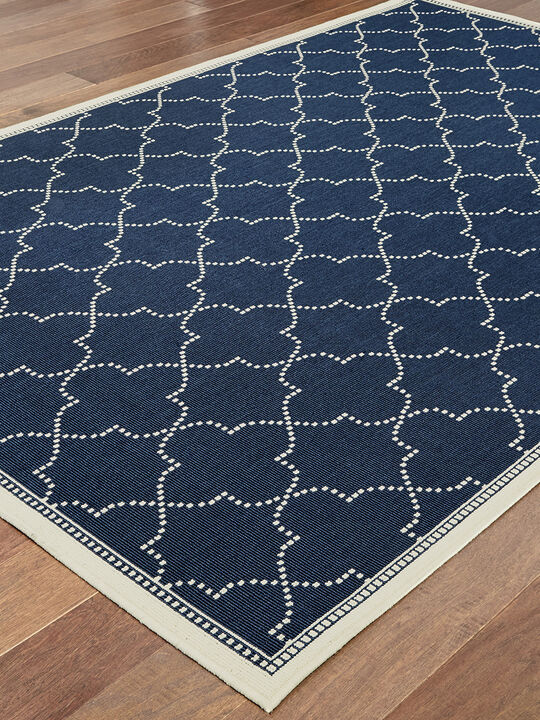 Marina 1'9" x 3'9" Navy Rug