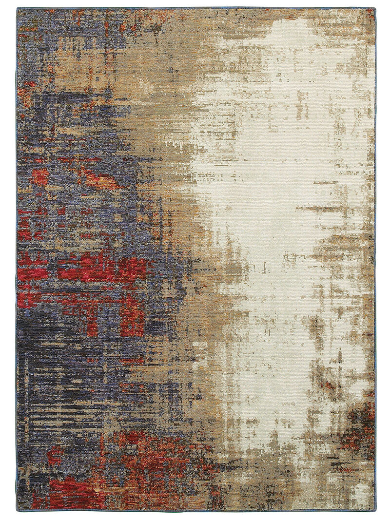 Evolution 3'3" x 5'2" Ivory Rug