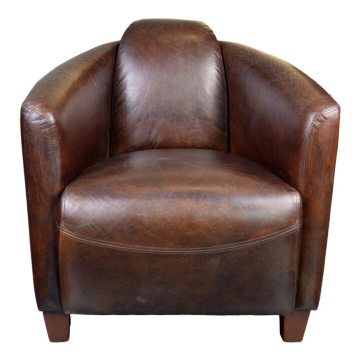 Moe's Home Collection Salzburg Club Chair Brown