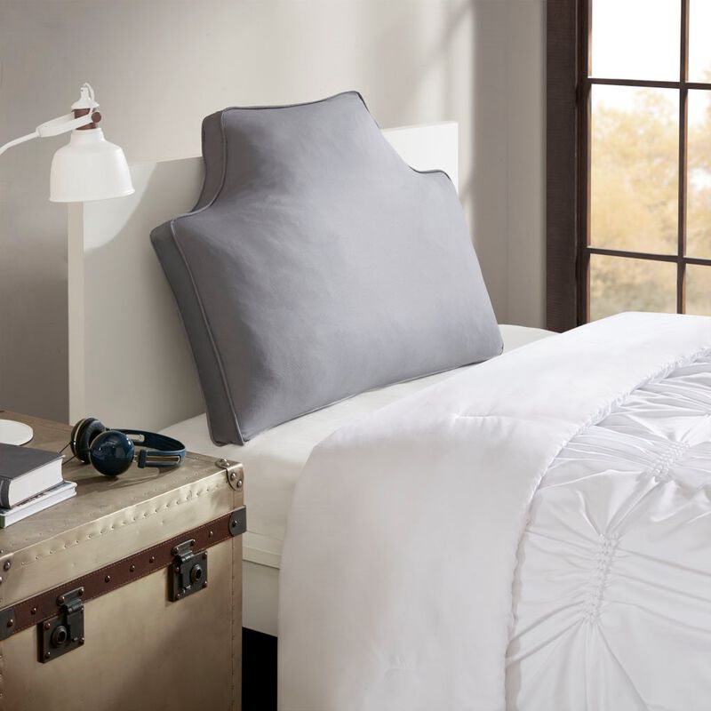 Gracie Mills Cypria Oversized 100% Cotton Canvas Headboard Pillow