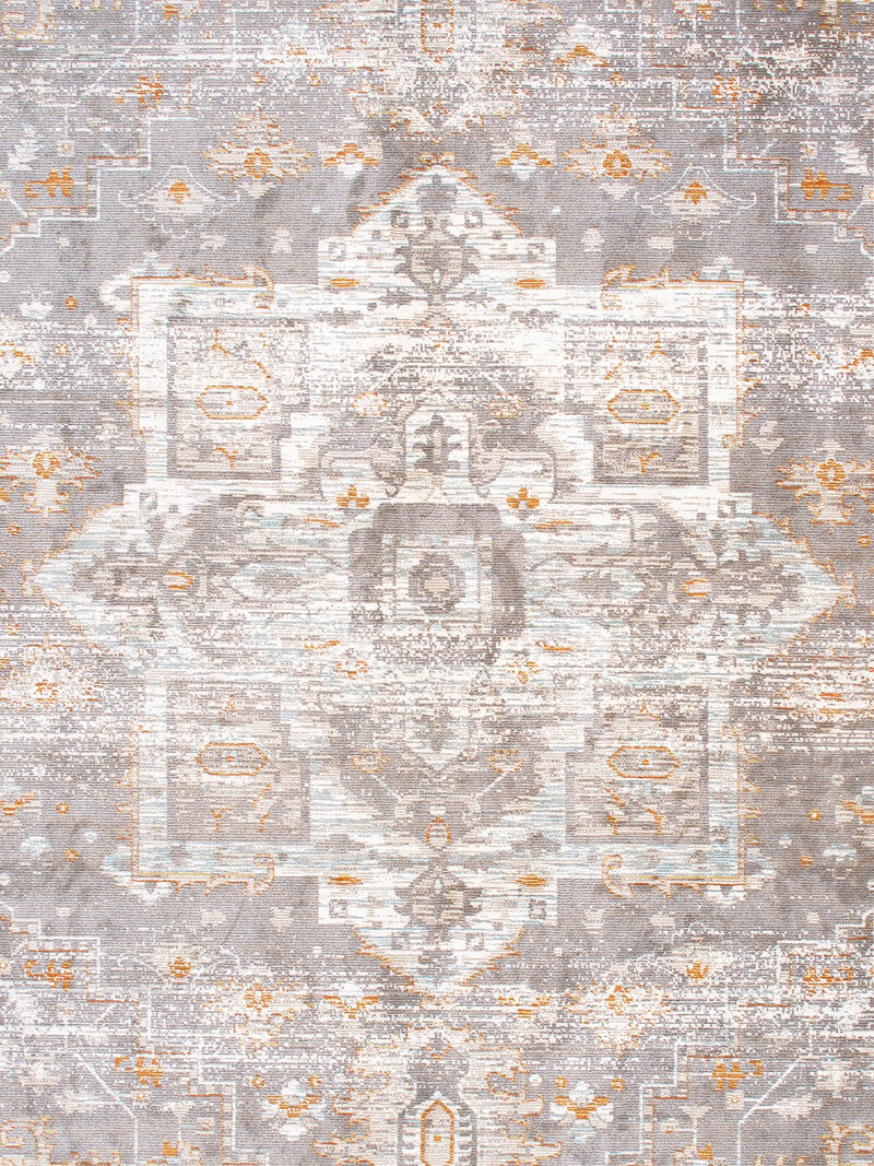 Pasargad Home Turkish Heritage Design Grey Area Rug-10' 0'' X 14' 0''