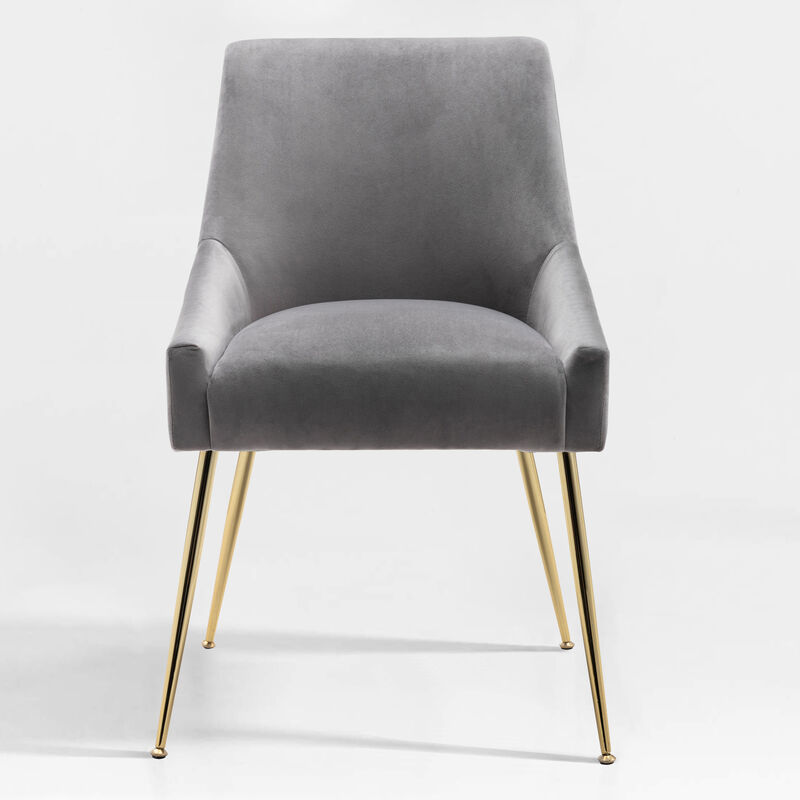 WestinTrends Upholstered Velvet Accent Chair